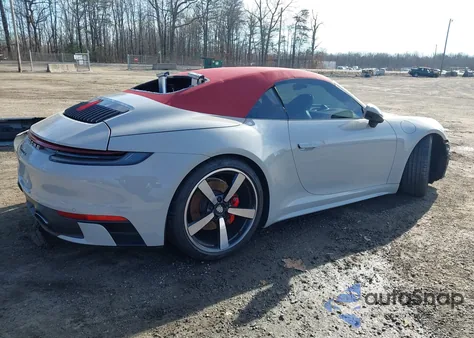 2022 Porsche 911 Carrera 4 Gts Cabriolet/Carrera 4S Cabriolet/Carrera Gts Cabriolet/Carrera S Cabriolet z USA, uszkodzony, nr VIN WP0CB2A95NS245145